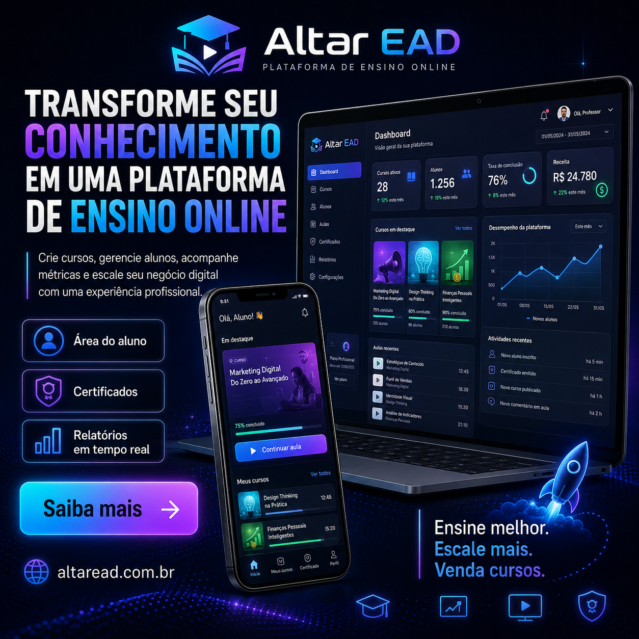 Altar EAD - Plataforma de Ensino Online