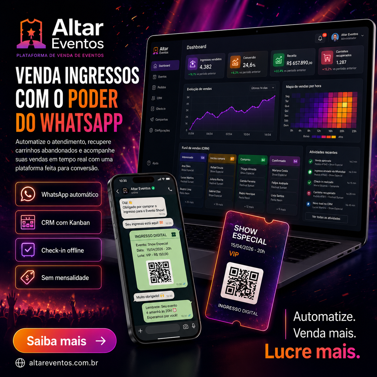 Altar Eventos - Venda de Ingressos